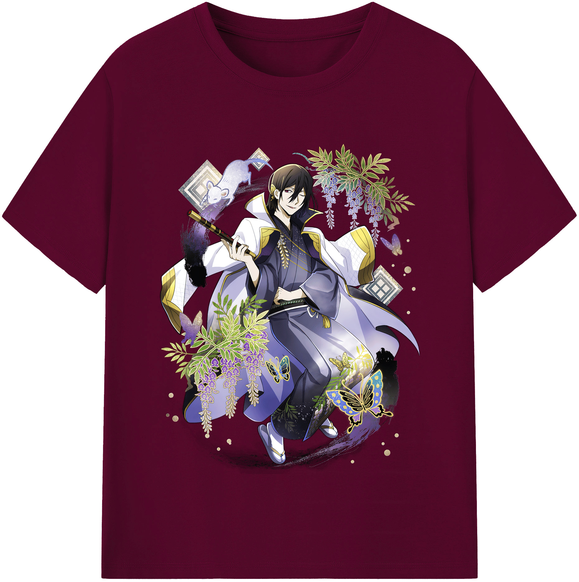 （画像用） 文豪ストレイドッグス Bungo Stray Dogs レディースカジュアルプリントTシャツ（綿100％）